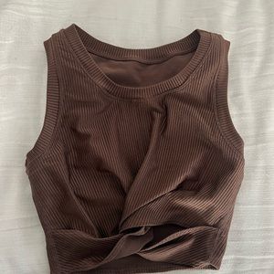 Bronze Aerie workout Top